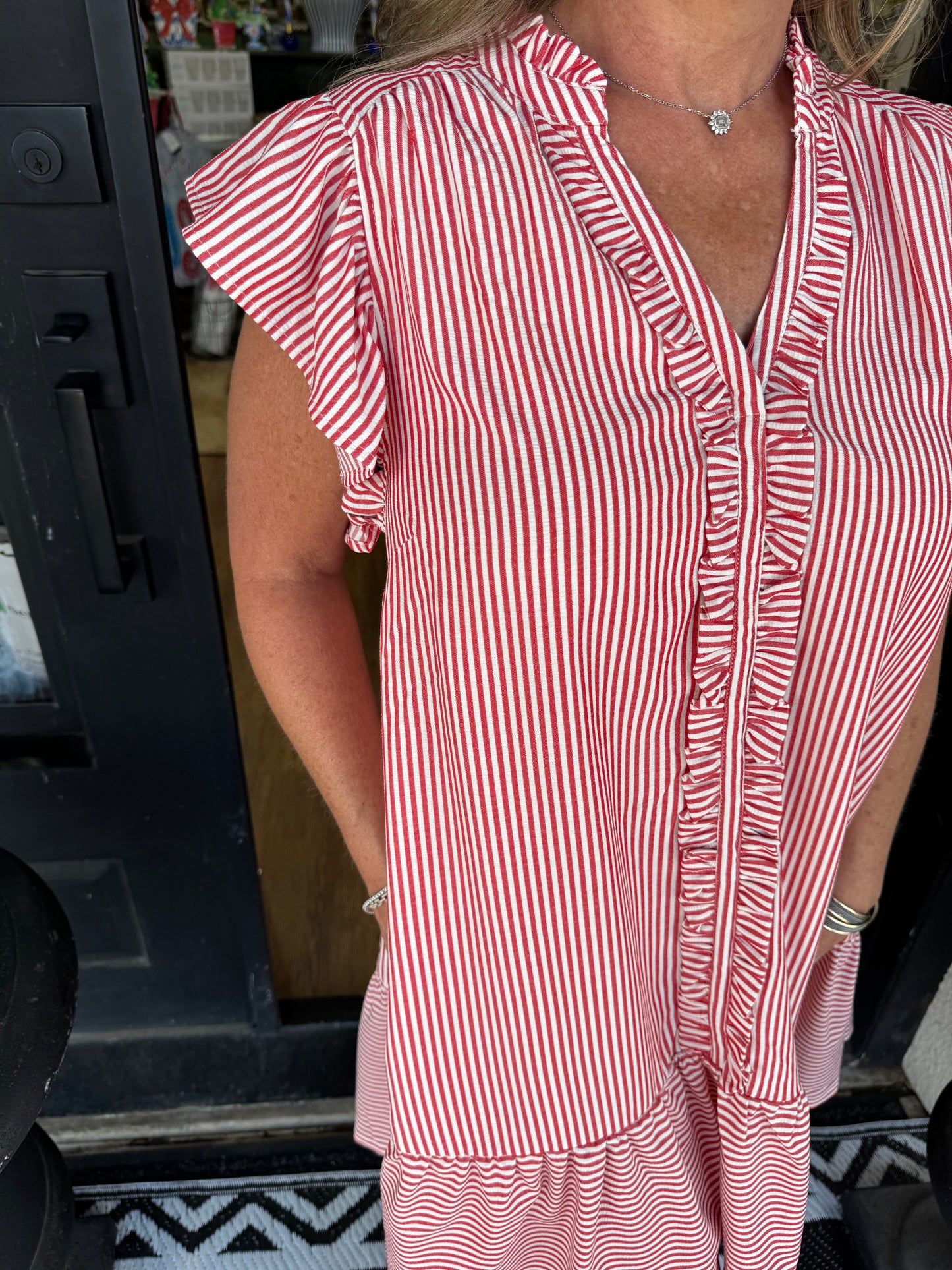 Iris Dress - Red