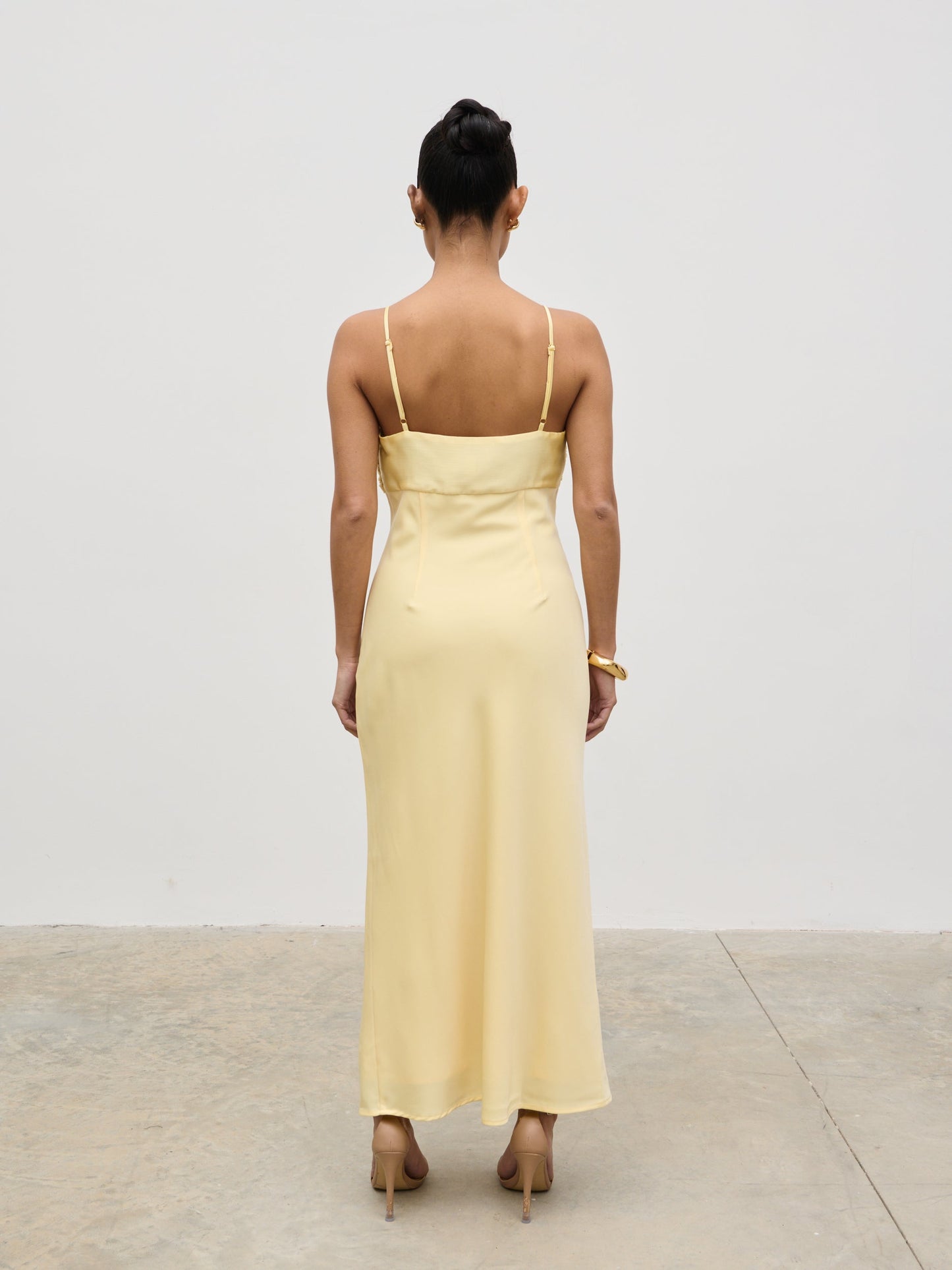 Joely Midaxi Dress - Lemon