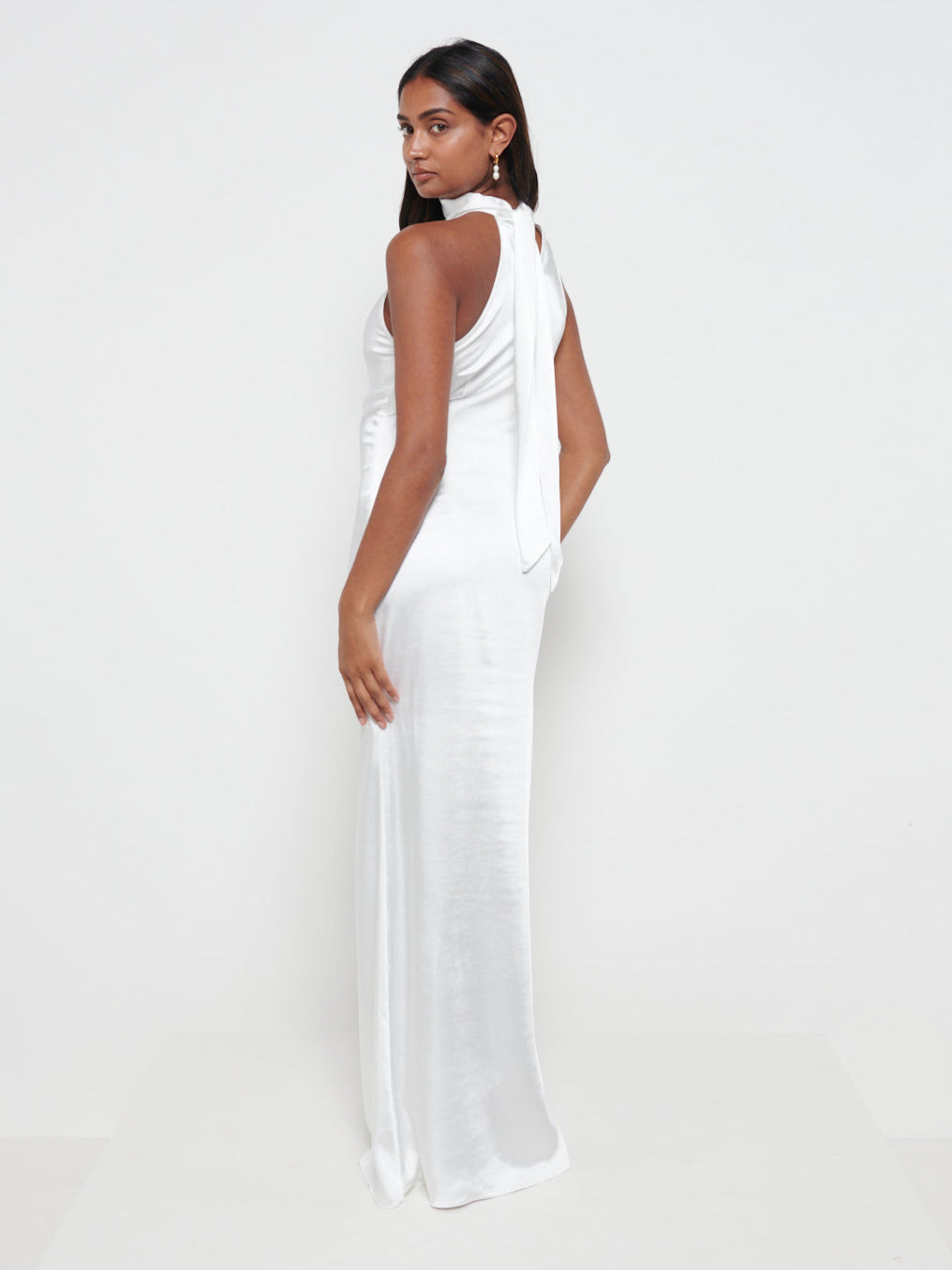 Odelle Maxi Bridesmaid Dress - Matte Ivory