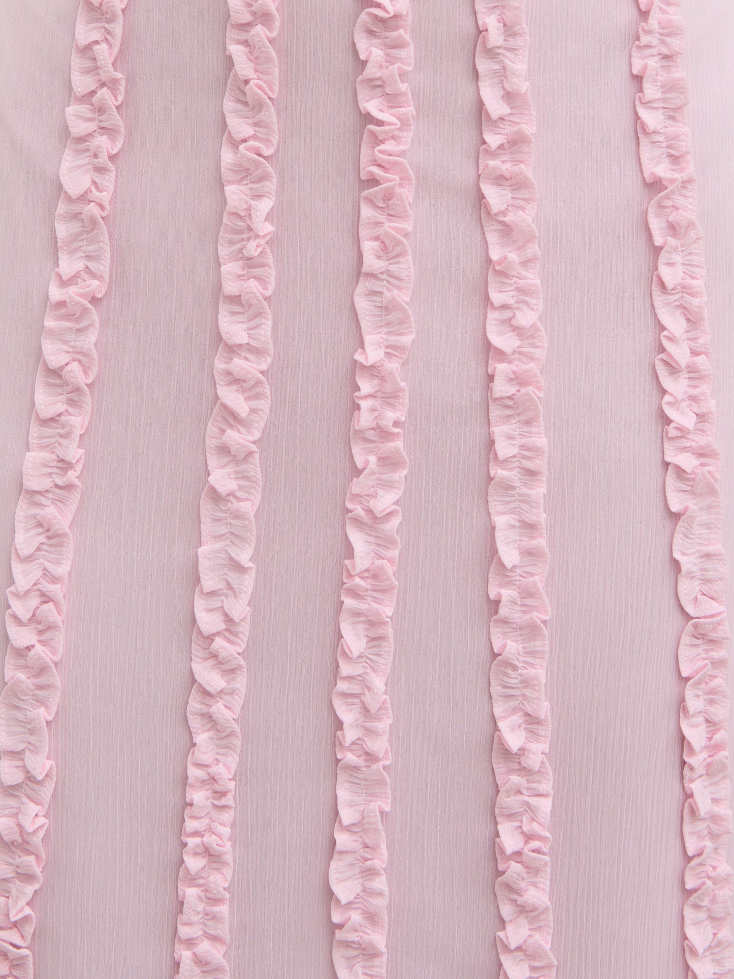 Ola Sweetheart Frill Maxi Dress - Peony Pink