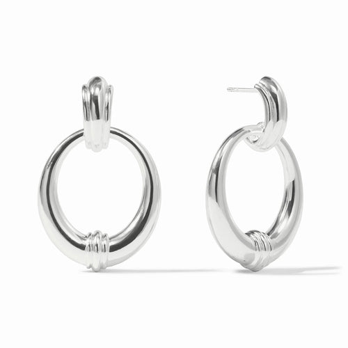 Portofino Doorknocker Earring - Silver