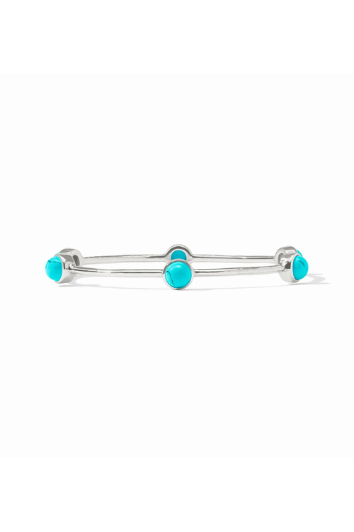 Milano Luxe Bangle - Turquoise Blue