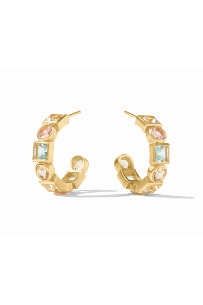 Jolie Hoop - Multi Stone