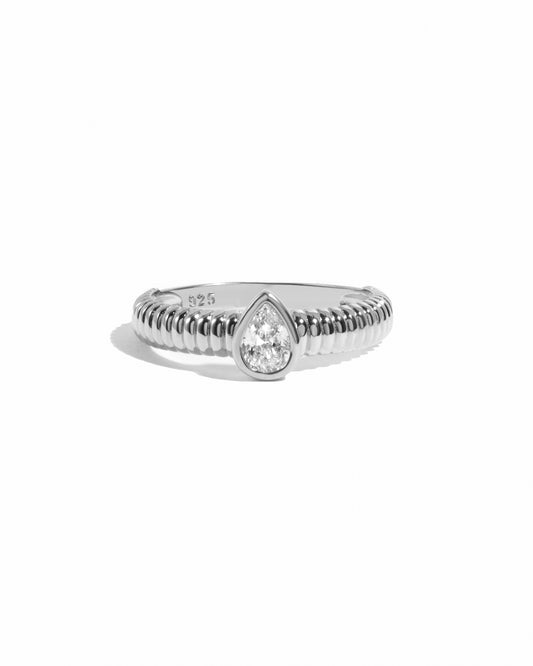 Pear Statement Ring