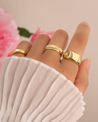 Large Square Signet Ring