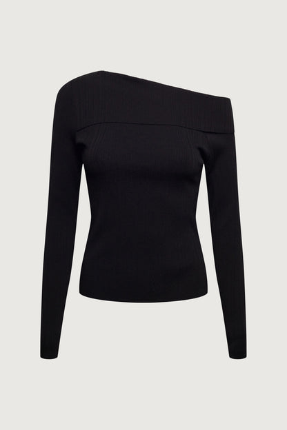 OFF THE SHOULDER LONG SLEEVE TOP