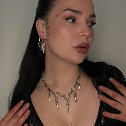WARDEN SPIKE NECKLACE