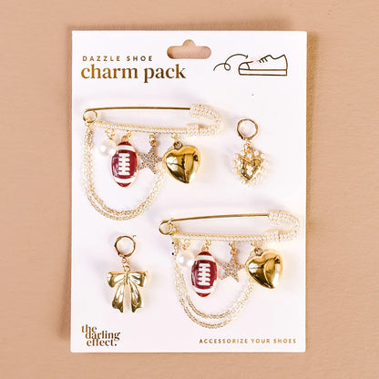 Dazzle Shoe Charm Pack - Tailgate Time
