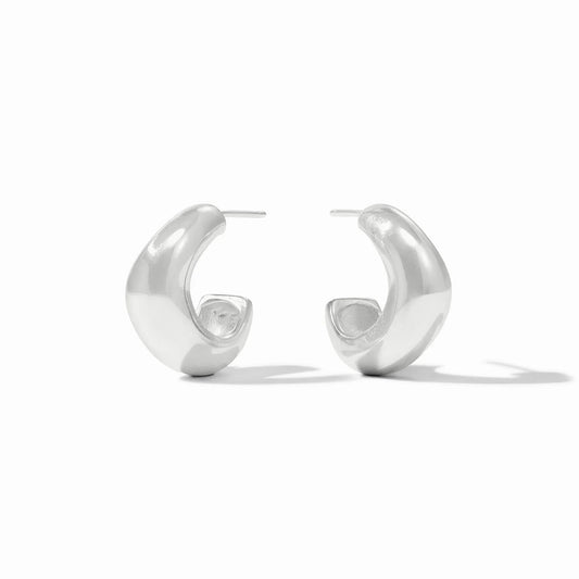 Wave Hoop - Silver