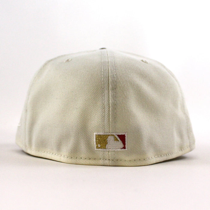 Anaheim Angels 40th Season New Era 59Fifty Fitted Hat (Chrome White Green Gray Under Brim)