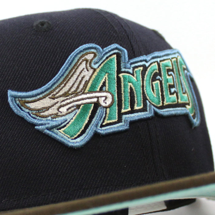 Anaheim Angels 60th New Era 59Fifty Fitted Hat (Navy Walnut Blue Tint Under Brim)