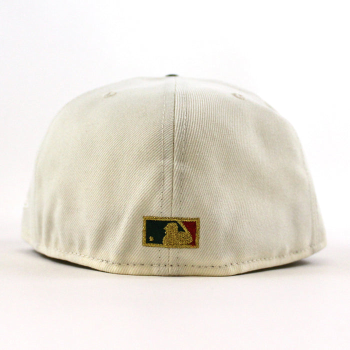 Anaheim Angels 60th Season New Era 59Fifty Fitted Hat (Chrome White Green Gray Under Brim)