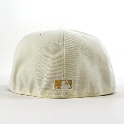 Anaheim Angels Angels BaseBall Patch New Era 59Fifty Fitted Hat (Chrome White Walnut Green Under Brim)