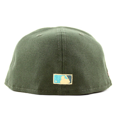 Arizona Diamondbacks 10TH ANNIVERSARY New Era 59Fifty Fitted Hat (DARK SEAWEED TEAL BLUSH SKY Under Brim)