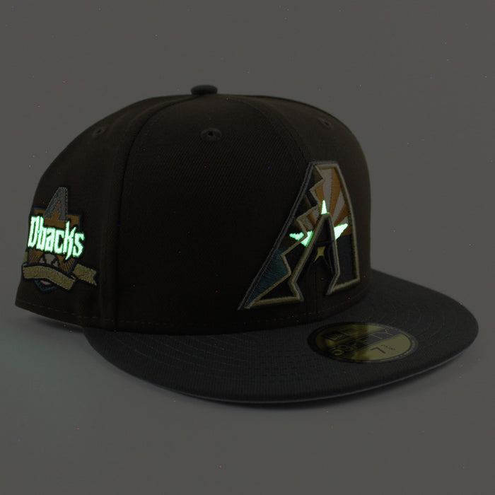 Arizona Diamondbacks 10th Anniversary New Era 59Fifty Fitted Hat (Walnut Pewter Gray Under Brim)