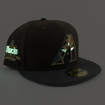Arizona Diamondbacks 10th Anniversary New Era 59Fifty Fitted Hat (Walnut Pewter Gray Under Brim)