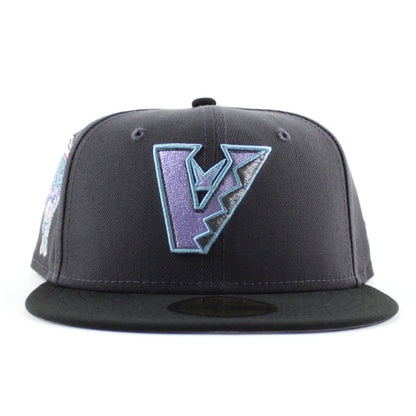 Arizona Diamondbacks 1998 Inaugural Season New Era 59Fifty Fitted Hat (Graphite Black Gray Under Brim)