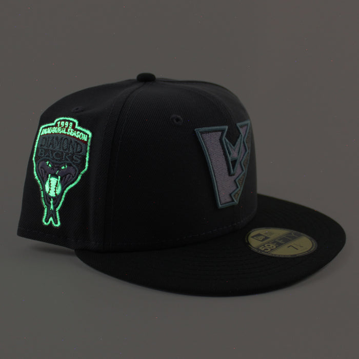 Arizona Diamondbacks 1998 Inaugural Season New Era 59Fifty Fitted Hat (Graphite Black Gray Under Brim)