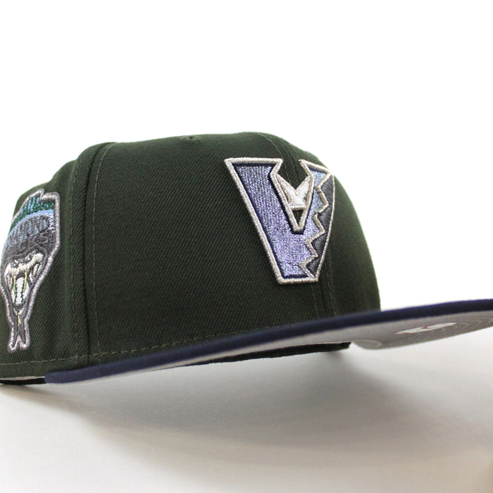 Arizona Diamondbacks 1998 Inaugural Season New Era 59Fifty Fitted Hat (SEAWEED Navy Gray Under Brim)