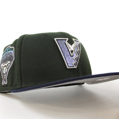 Arizona Diamondbacks 1998 Inaugural Season New Era 59Fifty Fitted Hat (SEAWEED Navy Gray Under Brim)