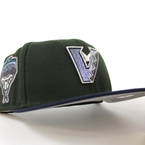 Arizona Diamondbacks 1998 Inaugural Season New Era 59Fifty Fitted Hat (SEAWEED Navy Gray Under Brim)