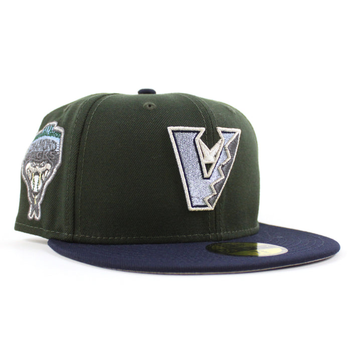 Arizona Diamondbacks 1998 Inaugural Season New Era 59Fifty Fitted Hat (SEAWEED Navy Gray Under Brim)