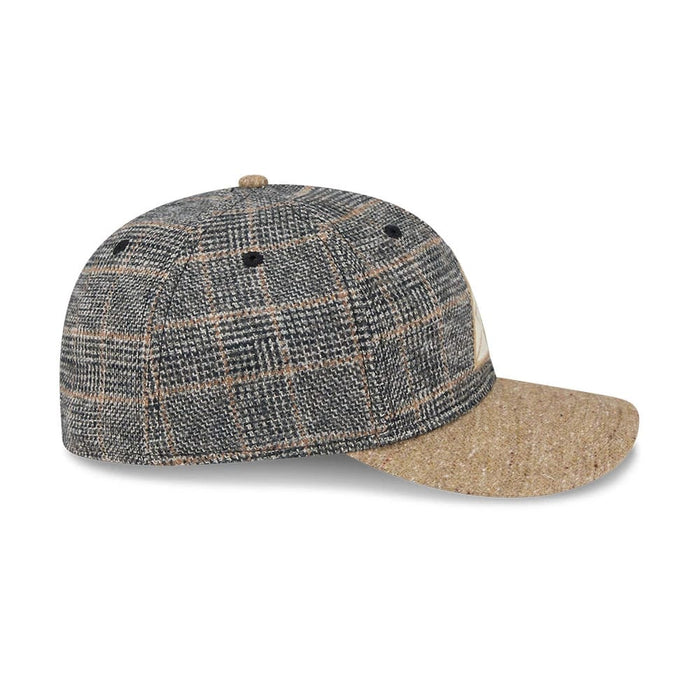 This is a Arizona Diamondbacks MLB Vintage Tweed Open Blue Retro Crown 59FIFTY Fitted Cap 7