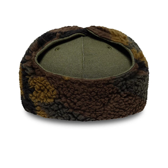This is a Athletics MLB Camo Open Green Retro Crown 59FIFTY Fitted Cap 6