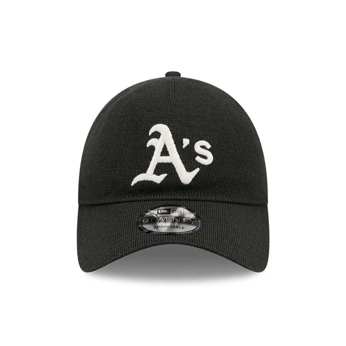 This is a Athletics MLB Merino Wool Dark Green 9TWENTY Adjustable Cap 2