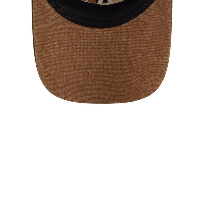 This is a Athletics MLB Patchwork Open Brown 9TWENTY Adjustable Cap 7