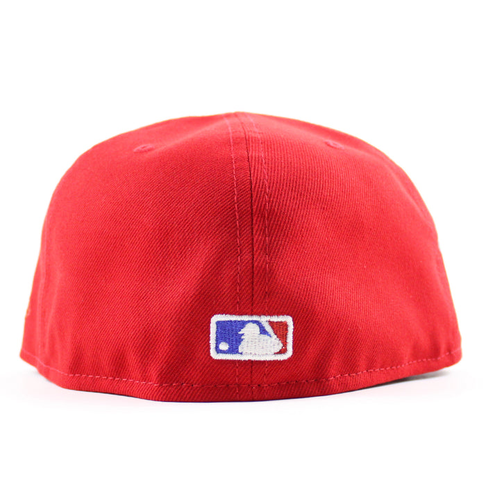 Atlanta Braves 1871 Atlanta Braves Patch New Era 59Fifty Fitted Hat (Scarlet Red Navy Green Under Brim)
