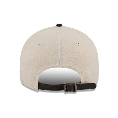 This is a Atlanta Braves MLB Americana Herringbone White Retro Crown 9FIFTY Adjustable Cap 3
