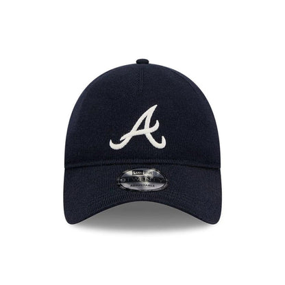 This is a Atlanta Braves MLB Merino Wool Navy 9TWENTY Adjustable Cap 2