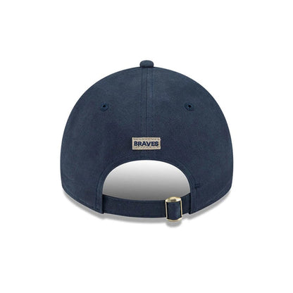 This is a Atlanta Braves MLB Quilted Navy 9TWENTY Adjustable Cap 5
