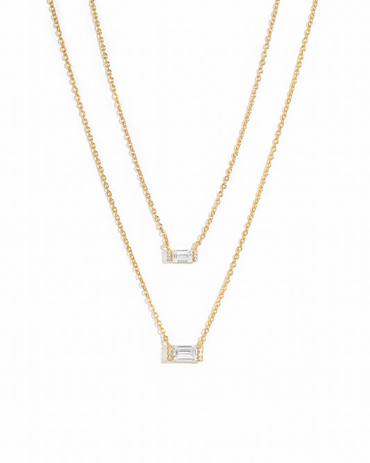 Baguette Necklace