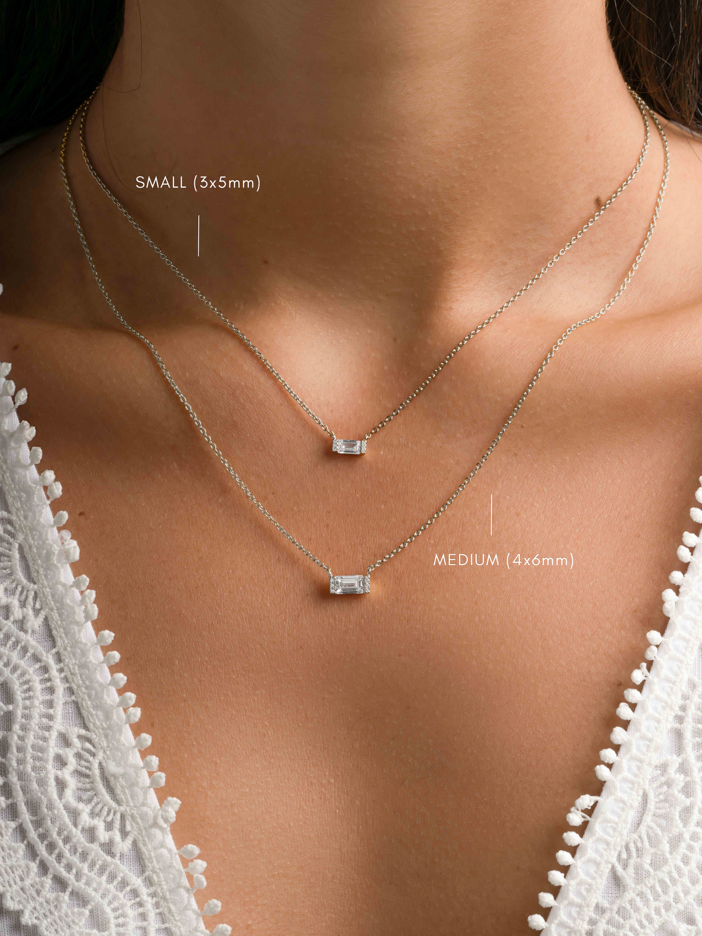 Baguette Necklace