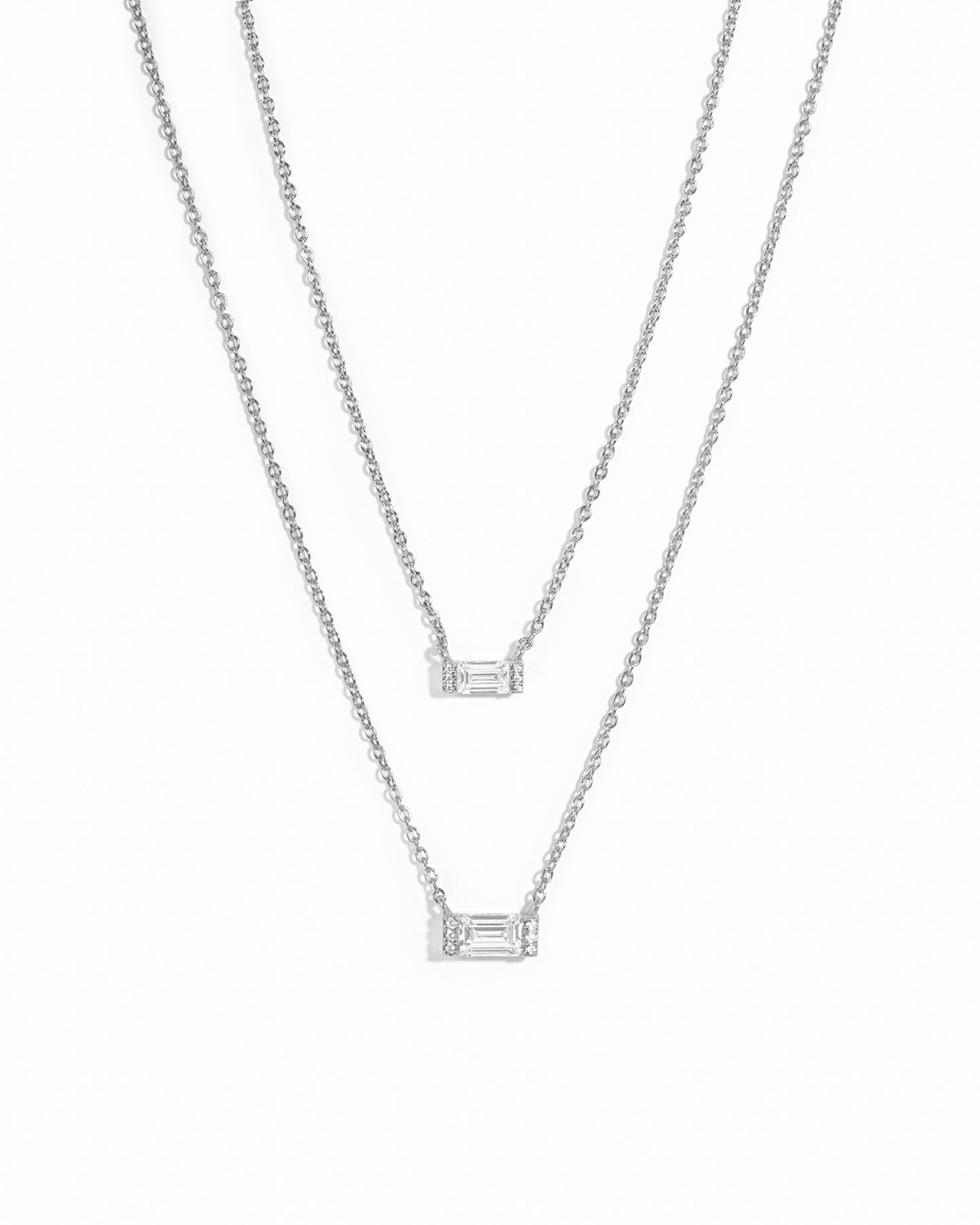 Baguette Necklace