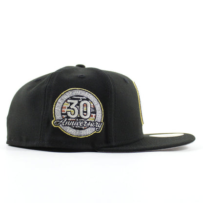 Baltimore Orioles 30th Anniversary 59Fifty New Era Fitted Hat (Black Gray Under Brim)