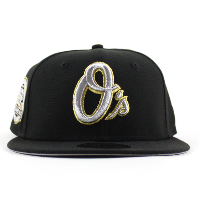 Baltimore Orioles 30th Anniversary 59Fifty New Era Fitted Hat (Black Gray Under Brim)