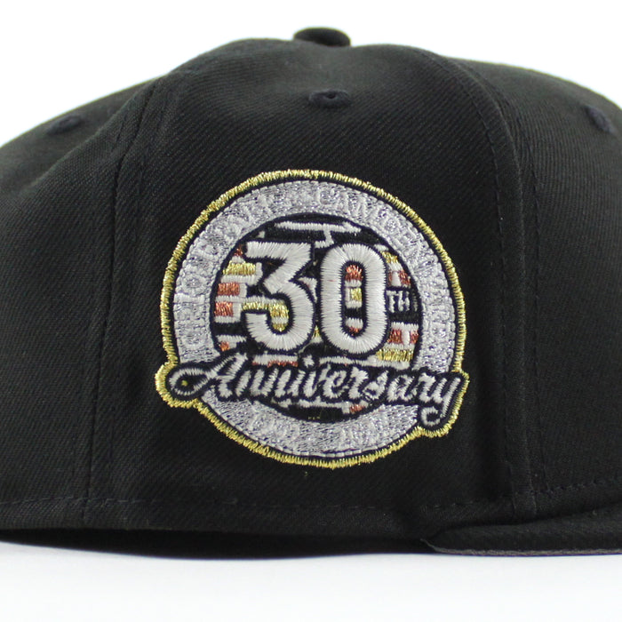 Baltimore Orioles 30th Anniversary 59Fifty New Era Fitted Hat (Black Gray Under Brim)