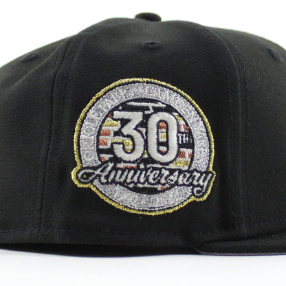 Baltimore Orioles 30th Anniversary 59Fifty New Era Fitted Hat (Black Gray Under Brim)