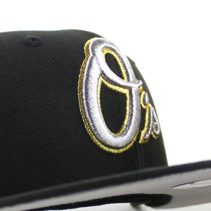 Baltimore Orioles 30th Anniversary 59Fifty New Era Fitted Hat (Black Gray Under Brim)