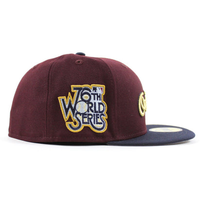 Baltimore Orioles 76th World Series 59Fifty New Era Fitted Hat (Maroon Navy Gray Under Brim)