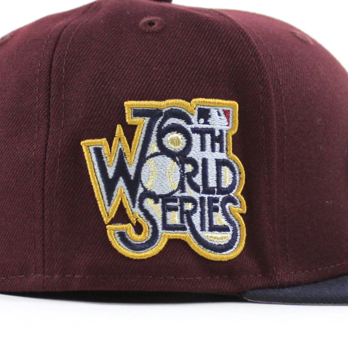 Baltimore Orioles 76th World Series 59Fifty New Era Fitted Hat (Maroon Navy Gray Under Brim)