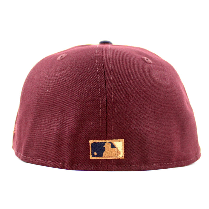 Baltimore Orioles 76th World Series 59Fifty New Era Fitted Hat (Maroon Navy Gray Under Brim)