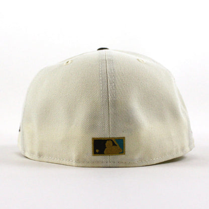 Baltimore Orioles Orioles Patch 59Fifty New Era Fitted Hat (Chrome Graphite Aqua Under Brim)