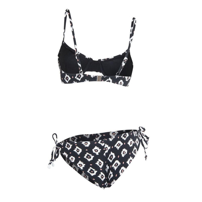 Bikini 05 Negro Figuras Blancas Reef