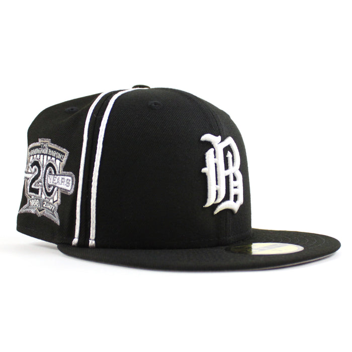 Birmingham Barons New Era 59Fifty Fitted Hat V2 (AIR JORDAN IX BARONS Black GRAY UNDER BRIM)