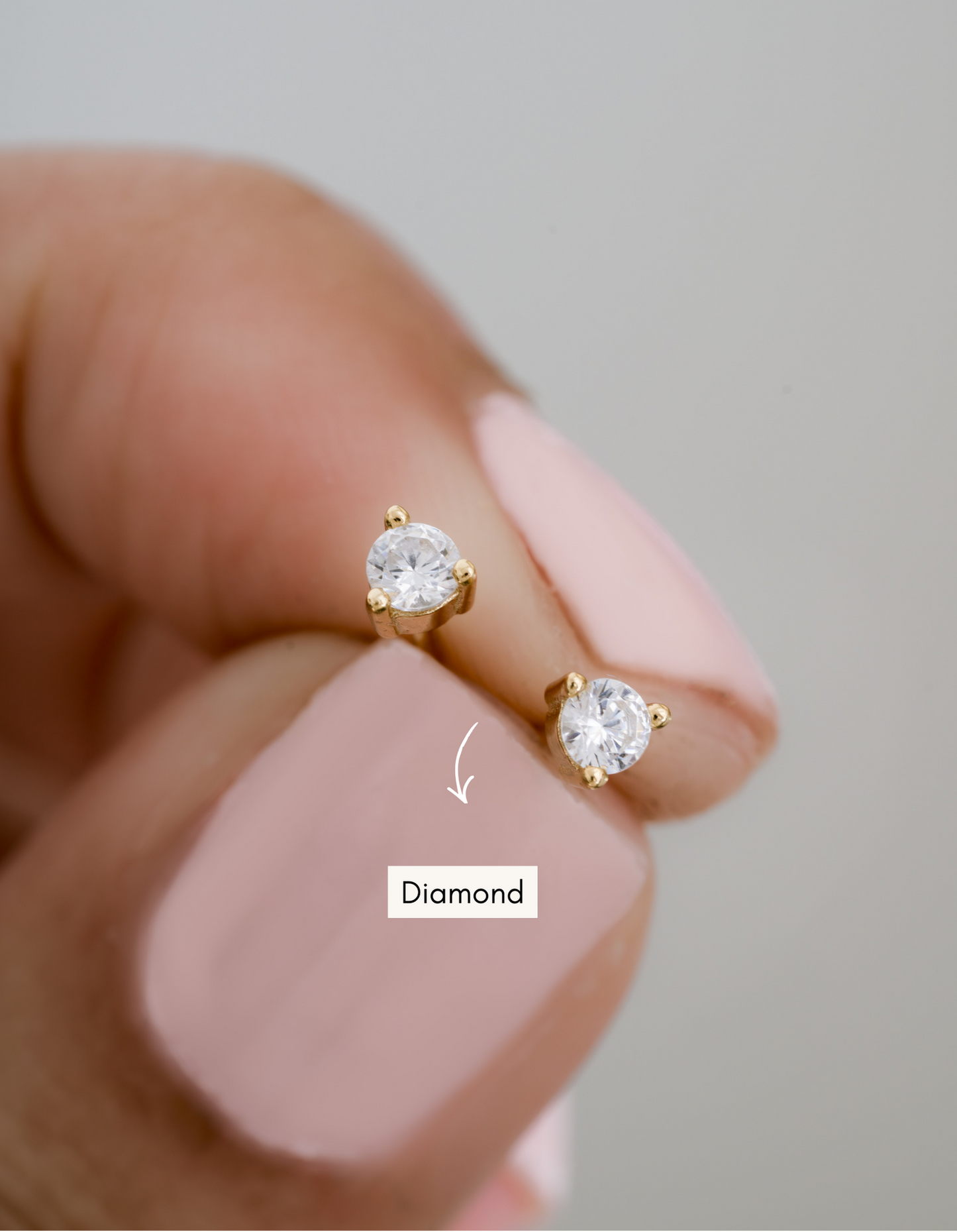 Birthstone Stud Earrings