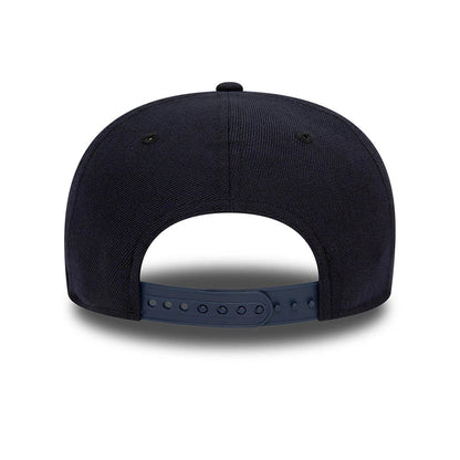 This is a Blank New Era Navy Retro Crown 9FIFTY Snapback Cap 6